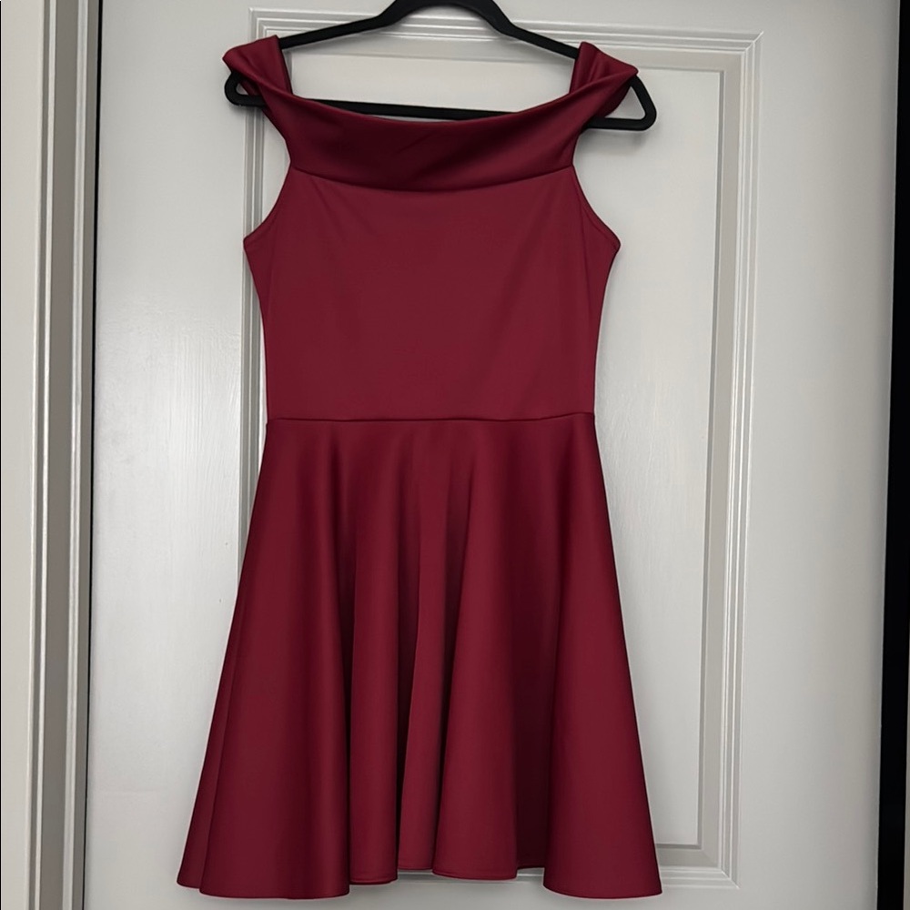 Elegant Red Women's Dress